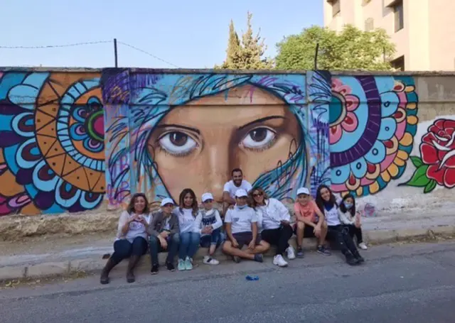 Finished community mural