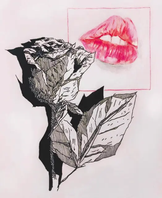 Ink drawing